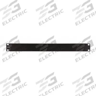 MONOPRICE Blank Panel: 1 Rack Units, 19 in Overall Wd, 1 3/4 in Overall Ht, Black - Blank Filler Panels