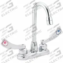 MOEN Gooseneck Bar Faucet: M-Dura, Centerset, Deck, Cast Metal, 1.5 gpm Flow Rate, 2 Mounting Holes (MPN 8278). Key specifications — Brand: MOEN.