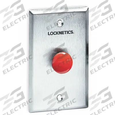 SCHLAGE ELECTRONICS Exit Push Button: 4 1/2 in Ht, 1 5/8 in Dp, Stainless Steel - Push-to-Exit Buttons