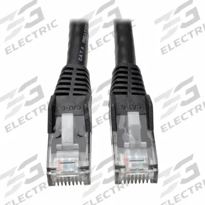 EATON TRIPP LITE Ethernet Cable: Unshielded, Cat 6, 14 ft Overall Lg, PVC, Round, 1, 24 AWG - Category 6 Patch Cords with PoE