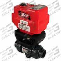 ASAHI Electrically Actuated Two-Way Ball Valve: 2 in, PVC, 95 to 265V AC, Full Port Ball Port (MPN 160140020). Key specifications — Actuator Features: Position Indicator; Brand: ASAHI.