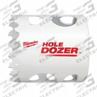 MILWAUKEE Hole Saw: 1 3/4 in Saw Dia., 3.5 Teeth per Inch, 1 5/8 in Max. Cutting Dp, Bi-Metal (MPN 49-56-5155). Key specifications — attr1098070: 3.5; attr1098087: MILWAUKEE.