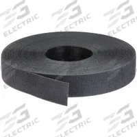 PANDUIT Hook-and-Loop Cable Tie Roll: 35 ft Lg, 0.75 in Wd, 40 lb Tensile Strength, Black, 10 PK (MPN TTR-35RX0). Key specifications — Color: Black; Material: Nylon; Brand: PANDUIT.