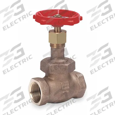 MILWAUKEE VALVE Globe Valve: For Gas/Oil/Steam/Water Media, Bronze, Z-Body, 3/8 in Pipe Size - Bronze Straight-Body General-Service Globe Valves