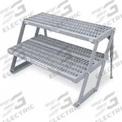 COTTERMAN Work Platform: 1.8 ft Platform Ht - Max, 36 in x 36 in, Steel, 800 lb Load Capacity (MPN 2AWP3612A3 A13-21 C1 P6). Key specifications — attr1051583: Not Foldable; attr1051591: Stationary; attr1051610: Indoor; attr1051572: COTTERMAN; attr1051574: Gray; attr1051586: Adjustable Height; attr1051587: Handrails Not Included; attr1051589: No Locking Mechanism.