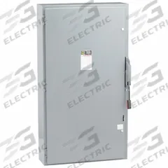 SQUARE D Safety Switch: Fusible, 600 A, Single Phase, 240V AC, Galvanized Steel, Indoor (MPN H226N). Key specifications — Brand: SQUARE D.