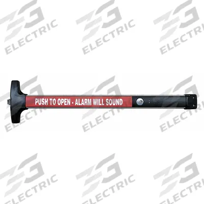 DETEX Exit Device: 48 in Max Door Wd - Rim Push Bars