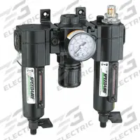 SPEEDAIRE Filter/Regulator/Lubricator: 3/8 in NPT, 51 cfm, 250 psi Max Op Pressure, 5 micron (MPN 7D694). Key specifications — attr109524: SPEEDAIRE.