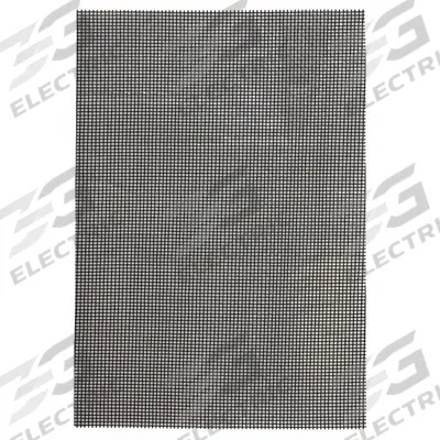 SCREENMEND Replacement Screen: Fiberglass, Charcoal, 5 x 7 Mesh Size, 5 in Wd - Adhesive Screen Repair