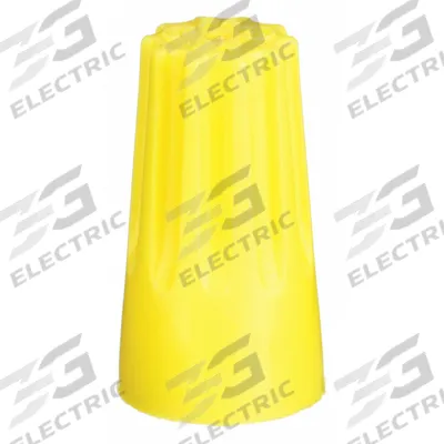 APPROVED VENDOR Twist-On Wire Connectors: Yellow, Wire Sizes 22 AWG – 8 AWG, 600 V, 175 - General Purpose Wire Connectors