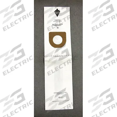 APPROVED VENDOR Vacuum Bag: Hoover/Pacific Floorcare, Dry, Paper, 2-Ply, Std - Upright Vacuum Bags