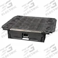 DECKED Truck or Van Storage Drawer: HDPE, 12 in Ht, 63 13/32 in Wd, 57 in Dp, 1 Drawers, 1 Shelves (MPN YN3). Key specifications — Color: Black; Compatible Vehicle Make: Nissan; Compatible Vehicle Model and Year: Frontier (2005-2021); Brand: DECKED.