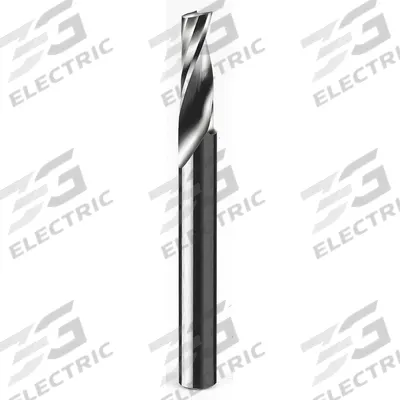 ONSRUD Solid Router Bit: Spiral O-Flute Upcut, 3 mm Cutter Dia - Spiral O-Flute Router Bits for Plastics