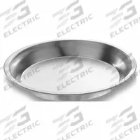 CHICAGO METALLIC Pie Pan: Pie Pan Pan, Aluminum, Uncoated, 8 7/8 in Overall Dia, 1 1/8 in Overall Dp (MPN 48110). Key specifications — Bead Closure: Closed Bead; Coating: Uncoated; Pan Style: Pie Pan; Perforation: Solid; Brand: CHICAGO METALLIC; Material: Aluminum; NSF Certified: No.