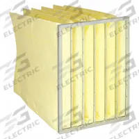 GRAINGER Pocket Air Filter: 24 in x 20 in x 36 in, MERV 14, Yellow, Synthetic, 6 Pockets (MPN 2JVA2). Key specifications — Display Sell UOM: EA; Brand: GRAINGER; Media Material: Synthetic; Performance Rating: MERV 14.