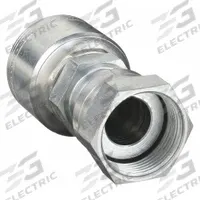 WEATHERHEAD Hydraulic Crimp Fitting: Steel x Steel, Straight, -16 For Hose Dash Size, ORS x Crimp (MPN 16Z-S76). Key specifications — Fitting Gender: Female x Genderless; Fitting Connection Type: ORS x Crimp; For Hose Dash Size: -16; Thread Size: 1-7/16"-12; Brand: WEATHERHEAD.