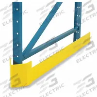 STEEL KING Outside Rack Guard Left: Bolt-On, Outside Left, 49 in x 7 in x 8 in, Steel, Yellow (MPN GDLL11046YW). Key specifications — Brand: STEEL KING; Mounting Location: Outside Left; Includes: (4) 3/4 in x 5-1/2 in Anchors; Color: Yellow; Material: Steel.