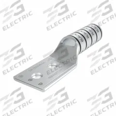 Compression Lug: For 2/0 AWG, Stranded Wire, 1/4 in Stud Size, Long, Copper Barrel (MPN YAZV262TC14FX). Key specifications — Inspection Hole: Yes; For Wire Type: Stranded; For Wire Sizes: 2/0 AWG; Brand: BURNDY; Manufacturer Part Number: YAZV262TC14FX.