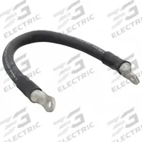 QUICKCABLE Battery Cable Heavy Duty: Battery Cable, 2/0 ga Wire Size, 15 in Overall Lg, Black, 12V (MPN 7915-360-001F). Key specifications — Termination Type: Battery Cable; Connection Type: Bolt; Maximum Voltage: 12V; Wire Color: Black; Wire Size: 2/0 ga; Brand: QUICKCABLE.