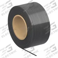SIGNODE Plastic Strapping: 7/16 in Strapping Wd, 0.023 in Thick, 500 lb Break Strength, Black, 1 (MPN 2X1617). Key specifications — Strapping Grade: Machine Strapping; Brand: SIGNODE; Color: Black; AAR Approved: No.