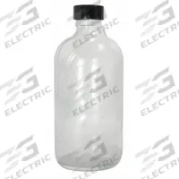 QORPAK Sampling Bottle: 240 mL, Colorless, 24-400, Phenolic, 108, Polyethylene/PTFE, Type III (MPN GLC-02213). Key specifications — Body Color: Colorless; Pre-Cleaned: None; Body Material: Soda Lime Glass; Brand: QORPAK; Screw Closure Size: 24-400; Graduated: No; USP Specification: Type III; Closure Attached: Attached.