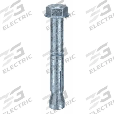 MKT FASTENING Wedge Anchor Bolt: 152 mm Overall Lg, 24 mm Dia, M16 Thread Size, Steel - Steel Wedge Anchors