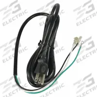 WESTWARD Power Cord with Strain Relief: For 1JYU2, Fits Westward Brand (MPN TT248312666G). Key specifications — attr314611: 1JYU2; attr424386: Power Cord with Strain Relief; attr314613: Westward; attr325168: WESTWARD.