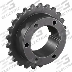 TSUBAKI Sprocket: For 60 Chain, 24 Teeth, 5.984 in Pitch Dia, 6.147 in Outside Dia, Steel (MPN 60Q24). Key specifications — Brand: TSUBAKI; Required Bushing Series: Q1.