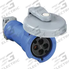 HUBBELL Pin and Sleeve Connector: Blue, 250V AC, Three Phase, 30 A, 3 Pole, 4 Wire, IEC Grounding (MPN HBL430C9W). Key specifications — Brand: HUBBELL.
