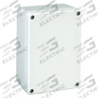 BOX ENCLOSURES Enclosure: Gray, Polycarbonate, 7 in x 5 in x 3 in, NEMA 4, Solid Cover (MPN BEN-80P). Key specifications — attr1046062: Gray; attr1046066: Solid; attr1046077: 4; attr211016: BOX ENCLOSURES.