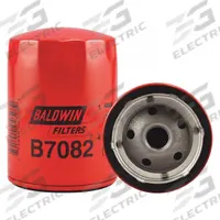 BALDWIN FILTERS Oil Filter: B7082, M20-1.50 Thread Size, 5 1/8 in Overall Ht, 3 11/16 in Outside Dia. Key specifications — Baldwin Interchange: B7082; Brand: BALDWIN FILTERS; Compatible Vehicle Make: Bobcat; Includes: Anti-Drainback Valve; Media Material: Cellulose.