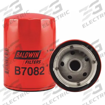BALDWIN FILTERS Oil Filter: B7082, M20-1.50 Thread Size, 5 1/8 in Overall Ht - Spin-On Oil Filters