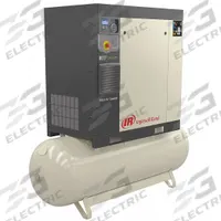 INGERSOLL RAND Rotary Screw Air Compressor: Horizontal, 15 hp, 50.4 cfm, 120 gal Tank, 230V AC (MPN R11I-A135-TAS/120-230-3). Key specifications — attr48606: Three; attr48593: 230V AC; attr48578: INGERSOLL RAND; attr110305: Included.