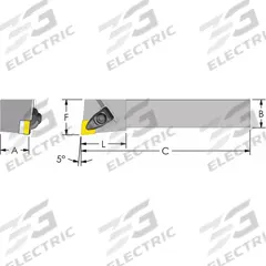 ULTRA-DEX USA Indexable Turning and Profiling Tool Holder: DCLNL 12-4B (MPN 974-000-001). Key specifications — attr257703: DCLNL 12-4B.