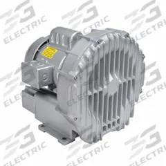 GAST Regenerative Blower: 5 hp, 105 in wc Max Op Pressure, 88 in wc Max Vacuum, 12.2-11.2/5.6 A (MPN R6350A-2). Key specifications — attr49842: Three; attr49816: GAST; attr49813: R6350A-2; attr49822: 12.2-11.2/5.6 A; attr49827: Female; attr49830: NPT; attr49833: NPT; attr49845: 190 to 220/380 to 415V AC.