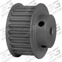DAYTON Timing Pulley: Curvilinear, Fixed, For 15 mm Belt Wd, 25 Teeth, 5 mm Pitch, Aluminum (MPN 25-5M15-6FA3). Key specifications — Brand: DAYTON; Finish: Clear Anodized; For Belt Series: Powerhouse®.