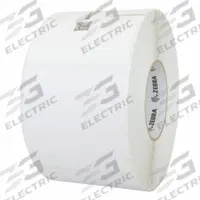 ZEBRA Barcode Printer Labels: 4 in Label Wd, 4 in Label Ht, White, 3 in Core Dia., Smooth Coated (MPN 10021230). Key specifications — Label Finish: Smooth Coated; Brand: ZEBRA; Label Color: White; Adhesive Material: Acrylic; Label Material: Paper.