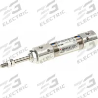 SMC Round Body Cylinder: 16 mm Bore, 15 mm Stroke, Non-Repairable, Stainless Steel, Basic Mounting (MPN CJ2B16-15AZ). Key specifications — attr1122958: Rotating Rod; attr942235: Stainless Steel; attr942202: SMC; attr942209: Aluminum; attr942227: Basic; attr942243: CJ2.