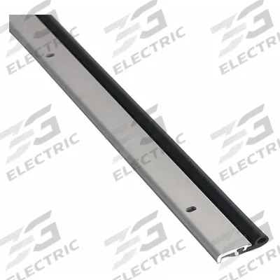 NATIONAL GUARD Door Weatherstripping: Bulb, Screw-In Mounting, EPDM, 3 ft Overall Lg - Adjustable Screw-Mount Door Perimeter Seals