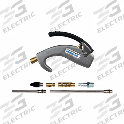 GUARDAIR Air Gun Kit: Ergonomic Grip, Aluminum, 1/4 in Female NPT, 4 Nozzle(s), Straight - Air Gun Kits