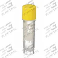 APPROVED VENDOR Cryogenic Vial: Cryogenic, Polypropylene, 2 mL, Yellow, 12 mm Body Dia, Sterile (MPN W985866). Key specifications — Sub-brand: CryoELITE(TM); Self-Standing: Self-Standing; Closure Color: Yellow; Brand: APPROVED VENDOR; Vial Type: Cryogenic; Body Color: Off-White; Includes Closure: Yes; Bottom Shape: Round.