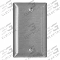 LEVITON Wall Plate: Blank, 1 Gang, Std Size (MPN SL13). Key specifications — Brand: LEVITON; Material: Stainless Steel.