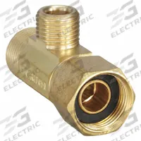 APPROVED VENDOR Compression Tee Fitting: Compression x Compression x Compression, Brass (MPN 993-015NL). Key specifications — Brand: APPROVED VENDOR.