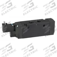 PARKER Solenoid Air Control Valve: B6, Three-Way / Two-Position, Single Solenoid, 24V DC, 3/8 in NPT (MPN B6V2BB549A). Key specifications — attr1084839: DIN Solenoid Connector; attr1093196: Solenoid Coil Included; attr1084853: Internal Pilot; attr1084865: Non-Locking; attr1084872: Solenoid Air Control Valve; attr1084885: Single Solenoid; attr1084828: B6V2BB549A; attr1084832: PARKER.
