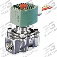 REDHAT Solenoid Valve: 2-Way, Normally Closed, 1/2 in Pipe Size, 110V AC/120V AC, High Flow (MPN 8215G020). Key specifications — Brand: REDHAT; Pipe Size: 1/2 in; Voltage: 110V AC.