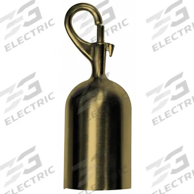LAWRENCE METAL Classic Post Rope Snap End for Rope Barrier: 5 in Overall Ht - Snap Ends for Rope Barriers