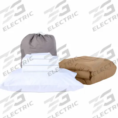 MARTEX Bed and Cot Sheets: Tan, 100% Polyester Fabric Material, T200 - Bedding & Bath Linen Sets