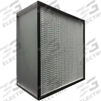 GRAINGER HEPA Air Filter: 24 in x 24 in x 12 in, 99.97% Filter Efficiency, Downstream Face (MPN 6B615). Key specifications — Brand: GRAINGER; Frame or Header Material: Galvanized Steel.