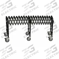 FSI Patient Conveyor/Roller System: 1 1/2 ft, Steel, (3) Leg Sets/(7) Wheel/Axel (MPN F-RS). Key specifications — Color: Gray; Includes: (3) Leg Sets; Brand: FSI; For Use With: Non Ambulatory Decon Patients; Material: Steel; Accessory Type: Conveyor.