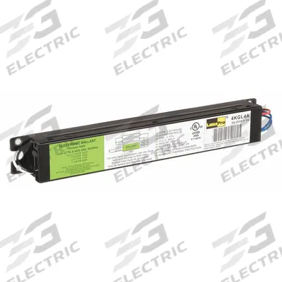APPROVED VENDOR Fluorescent Ballast: 120 to 277V AC, 1/2 Lamps Supported - Instant Start Electronic Fluorescent Ballasts